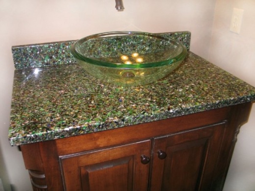 Bistro Green with Patina Countertop