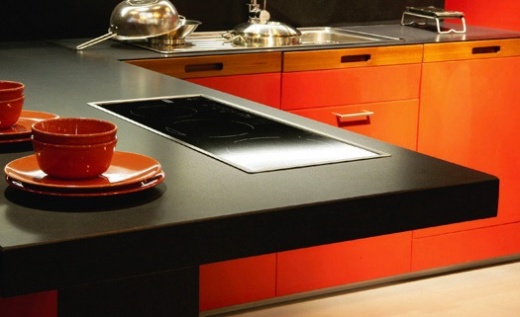 Black Quartz Countertops For Kitchen And Vanity In Califronia