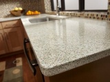 Forest Fern - Recycled Glass Countertops - San Francisco California