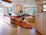 Morrocan Red - Recycled Glass Countertops - San Francisco