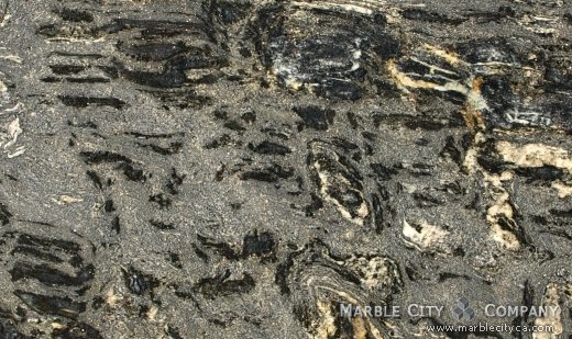 Black Cosmic - Granite Countertops San Francisco, California. Close up view — Close Up View
