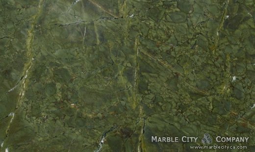 Verde Fantastico - Granite Countertops San Francisco, California. Close up view — Close Up View