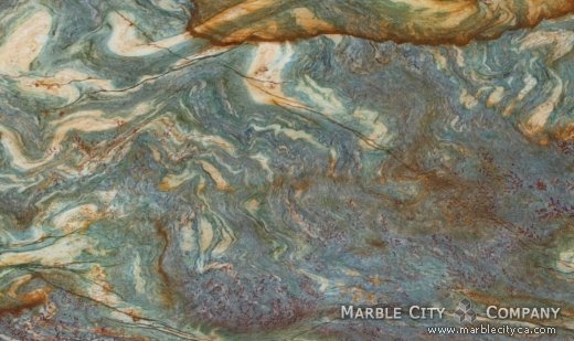 Luise Blue - Granite Countertops Bay Area, California. Close up view — Close Up View