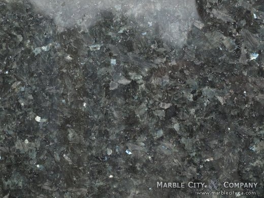 Emerald Pearl - Granite Countertops San Francisco, California. Macro view — Macro View