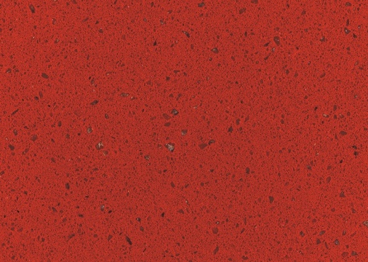 Cardigan Red - Cambria Quartz Countertops San Francisco, California. Slab view — Slab View